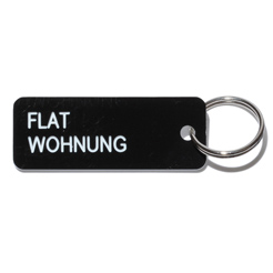 Key tag [FLAT] blk/wht