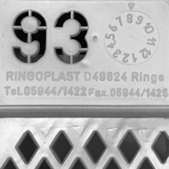 RP Stainless label clip