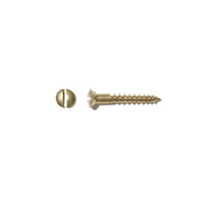 Slotted brass screws 3 x 20