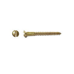 Slotted brass screws 3 x 30