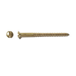 Slotted brass screws 3 x 40