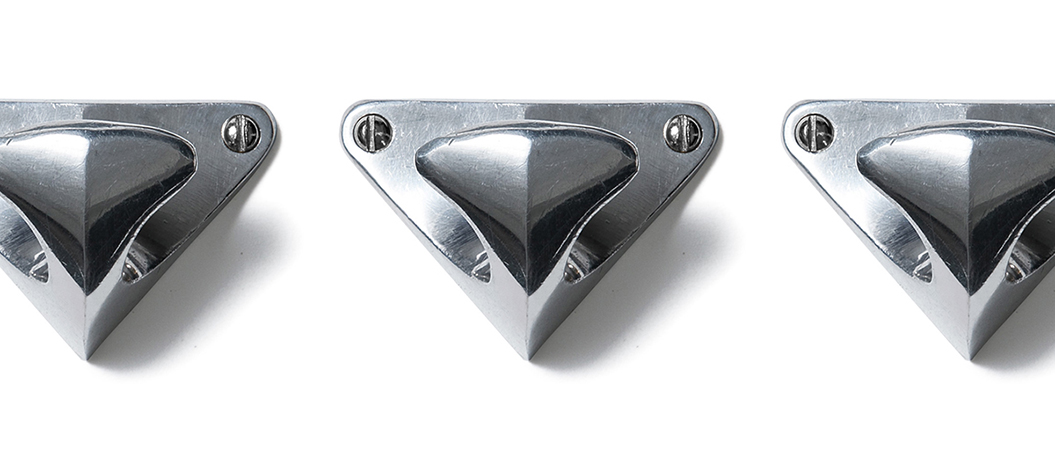 Vintage Aluminum triangle hook