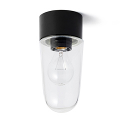 IFÖ Lamp stable glass clear black