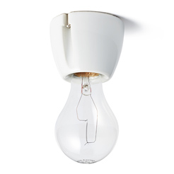 IFÖ Basic lamp holder ceiling white