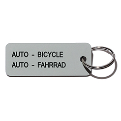 Key tag [AUTO] gray/blk