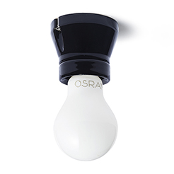 IFÖ Basic lamp holder c/w black
