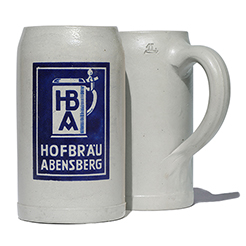 Vintage Beer mug 1.0L-6