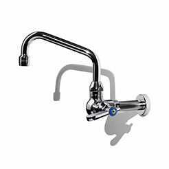 Single faucet R-C 6" st spout